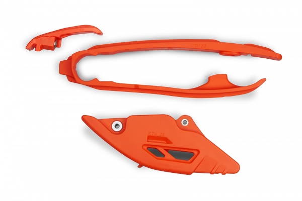 Chain Guide + Swingarm Chain Slider orange for Gas Gas / Ktm / Husqvarna